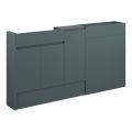 Vasca Salto 1536mm Slim Basin  WC & 1 Door Unit Pack - Matt Green Camo (Oak Cab)  - 0