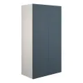 Vasca Liscio 600mm Standard 2 Door Storage Unit - Matt Arley Blue (Grey Cab)  - 0