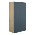 Vasca Liscio 600mm Standard 2 Door Storage Unit - Matt Arley Blue (Oak Cab)  - 0
