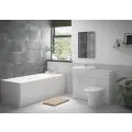 Vasca Idro Full Suite with Rimless BTW WC & Single End Bath - 0