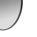 Vasca Casa 600mm Round Mirror - Matt Black  - 1