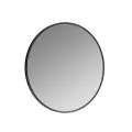 Vasca Casa 600mm Round Mirror - Matt Black  - 0