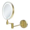 Vasca Tondo Round LED Cosmetic Mirror - Brushed Brass - 0