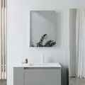 Vasca Menta 400x600mm Rectangle Battery-Operated LED Mirror - 2