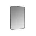 Vasca Casa 600x800mm Rectangle Mirror - Matt Black  - 0