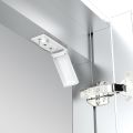 Vasca Linea 600mm 2 Door Front-Lit LED Mirror Cabinet  - 1
