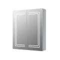 Vasca Dua 600mm 2 Door Front-Lit LED Mirror Cabinet  - 0