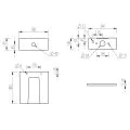 Vasca Giglio Rimless Short Projection Close Coupled Fully Shrouded WC & Soft Close Seat - 2