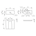 Vasca Moda Rimless Close Coupled Open Back Short Projection WC & Soft Close Seat - 3