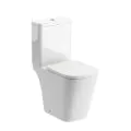 Vasca Moda Rimless Close Coupled Open Back Comfort Height WC & Soft Close Seat - 0