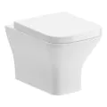 Vasca Tondo Rimless Comfort Height Back To Wall WC & Wrapover Soft Close Seat - 0