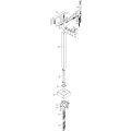 Vasca Aldo Floor Standing Bath/Shower Mixer - Chrome - 1