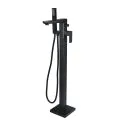 Vasca Chiara Floor Standing Bath/Shower Mixer - Matt Black - 0