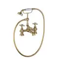 Vasca Urso Bath/Shower Mixer & Shower Kit - Brushed Brass - 0