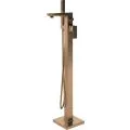 Vasca Chiara Floor Standing Bath/Shower Mixer - Brushed Bronze - 0