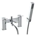 Vasca Tufo Bath/Shower Mixer & Bracket - Chrome - 0