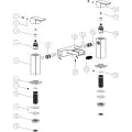 Vasca Bona Bath Filler - Chrome - 1