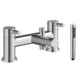Vasca Aldis Bath/Shower Mixer & Bracket - Chrome - 0