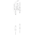 Vasca Urso Floor Standing Bath/Shower Mixer & Shower Kit - Chrome - 1
