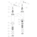 Vasca Cirocco Bath Filler - Chrome - 1