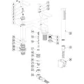 Vasca Aldo Bath/Shower Mixer & Bracket - Chrome - 1