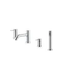Vema Maira 4-Hole Deck Mounted Bath/Shower Mixer - Chrome DITB4006 - 0