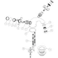 Vasca Allegra Basin Mixer & Waste - Chrome - 1