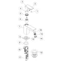 Vasca Gino Cloakroom Basin Mixer & Waste - Chrome - 1