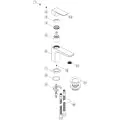 Vasca Chiara Cloakroom Basin Mixer & Waste - Brushed Bronze - 1
