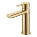 Vasca Nera Basin Mixer - Brushed Brass - 0