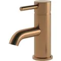 Vasca Cirocco Cloakroom Basin Mixer & Waste - Brushed Bronze - 0