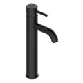 Vasca Cirocco Tall Basin Mixer - Matt Black - 0