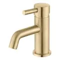 Vasca Cirocco Cloakroom Basin Mixer & Waste - Brushed Brass - 0