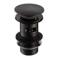 Vasca Slotted Mushroom Basin Waste (1 1/4") - Matt Black - 0