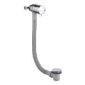 Vasca Bath Overflow Filler w/Integrated Valve - Chrome - 1