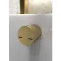 Vasca Bath Overflow Filler w/Integrated Valve - Brushed Brass - 0