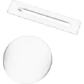 Vasca Floor Standing Bath Overflow & Waste Cover - White - 0