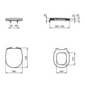 Ideal Standard Concept Slow Close Seat & Cover E791701  - 4