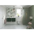 Vasca Rapallo 510mm Wall Hung Unit Inc. Basin - Matt Graphite Grey  - 1
