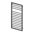 Abacus Metro Towel Warmer 578x800mm Textured Grey ELME057880GT - 0