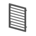 Abacus Metro Towel Warmer 655X450mm Grey Textured ELME065545GT - 0