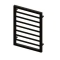 Abacus Metro Towel Warmer 655X450mm Matt Black ELME065545MB - 0
