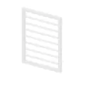 Abacus Metro Towel Warmer 655x450mm Matte White ELME065545WH - 0