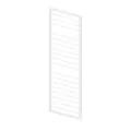 Abacus Metro Towel Warmer 1655X500mm Matte White ELME165550WH - 0