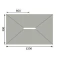 Abacus Elements Level Tray Kit - 12X9 Centre Linear 300 Drain EMK3-CE-1209 - 1
