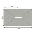 Abacus Elements Level Tray Kit - 14X9 Centre Linear 300 Drain EMK3-CE-1409 - 1