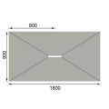 Abacus Elements Level Tray Kit - 18X9 Centre Linear 300 Drain EMK3-CE-1809 - 1