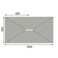 Abacus Elements Level Tray Kit - 18X9 Centre Linear 300 Drain EMK3-CE-1809 - 1