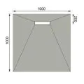 Abacus Elements Level Tray Kit - 10X10 End Linear 300 Drain EMK3-EN-1010 - 1