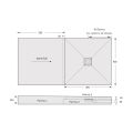 Abacus Elements Concept Kit 1 - Square Drain EMKS-15-1809 - 1